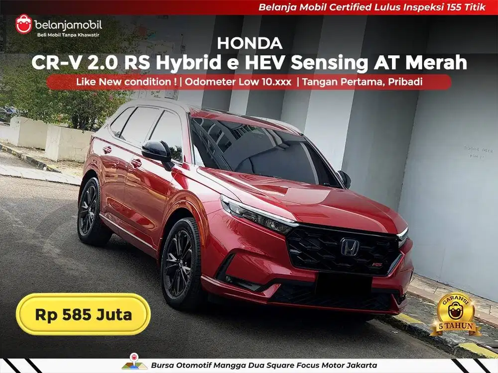 [ LOW KM 10RB ] Honda CR-V CR V CRV 2.0 RS Hybrid EV Sensing 2024/2025