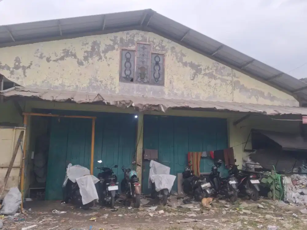 DIJUAL Gudang Mainroad Cisaranten Bandung Jalan lebar, Bebas banjir, cocok buat investasi