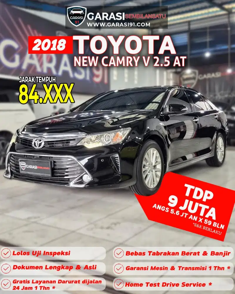 NEW CAMRY V 2.5 AT 2017