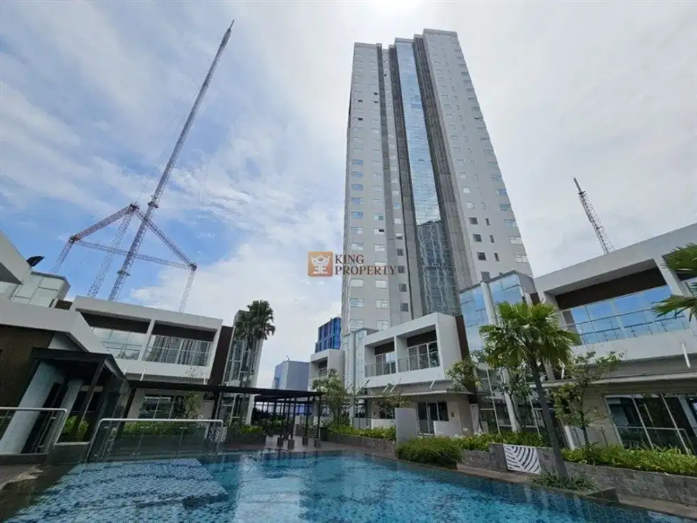 Dekat MNCTV - RCTI & Terintegrasi Perkantoran AKR, Disewa 1BR AKR Gallery West Residence 53m² Unfurnished, Fasilitas Rooftop Sky Pool, Gym, PLayground