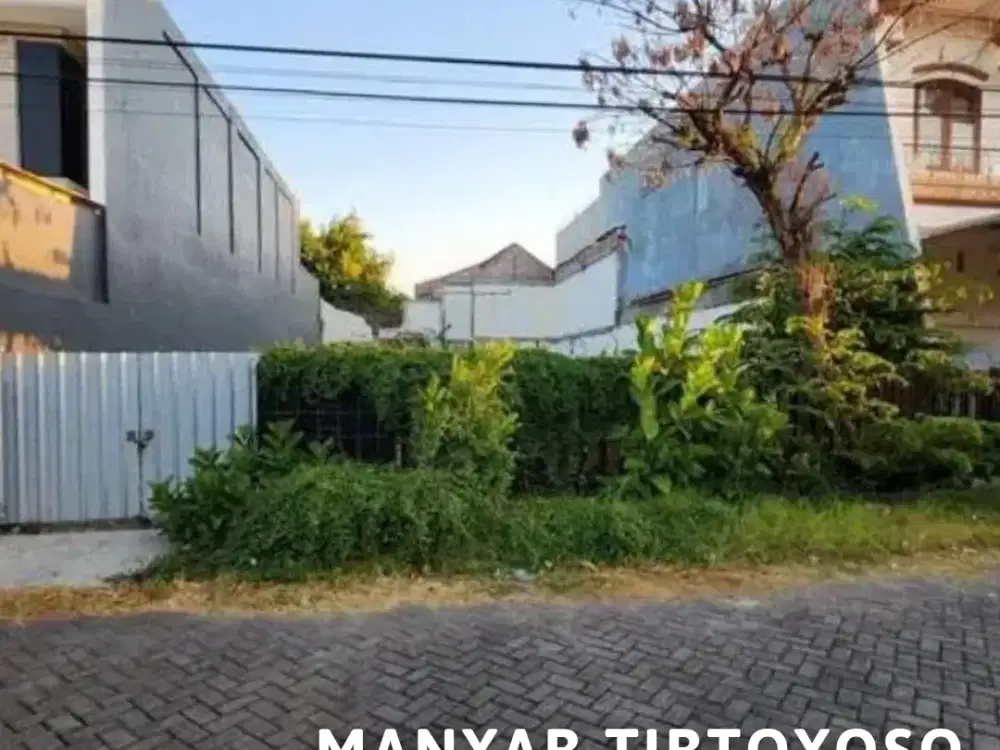 KAV. MANYAR TIRTOYOSO Lokasi Tengah Kota, Bisa dibangun 2 Rumah
