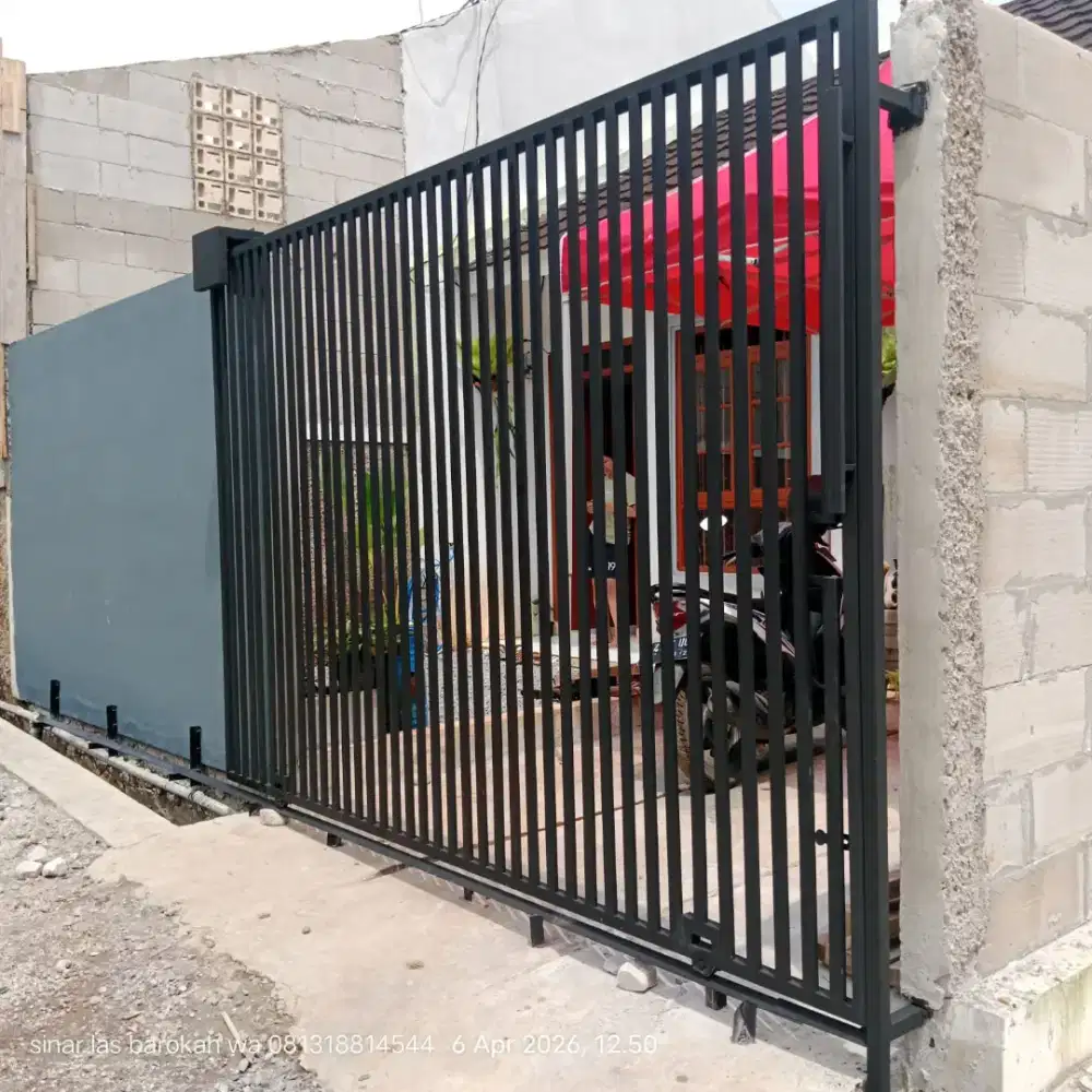 Pagar minimalis hollow galvanis