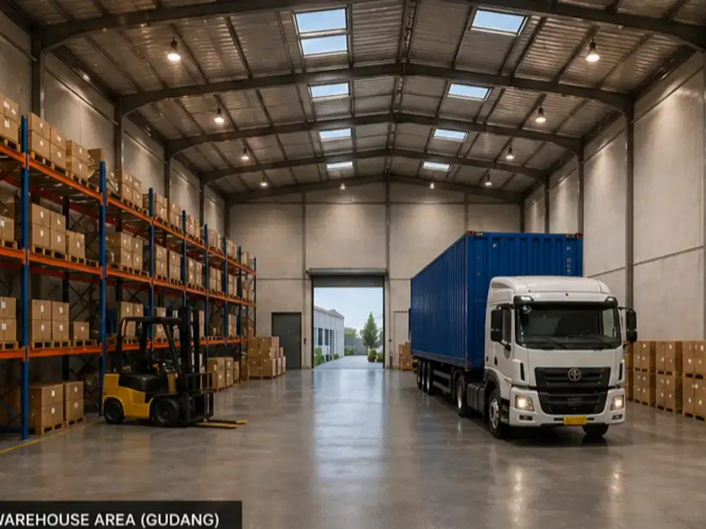 GUDANG BARU DI KUNCIRAN - TANGERANG kantor 2 Lantai