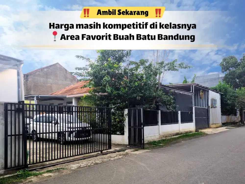 Tanah SHM 125 m² Buahbatu – Kesempatan Punya Aset Sendiri