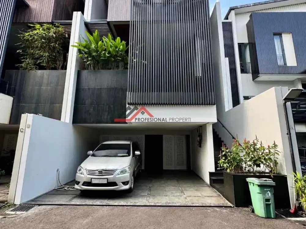 Rumah Modern Minimalis Dalam Town House Di Cipete