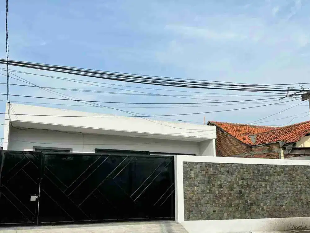 gudang baru renovasi siap pakai di belakang harapan indah bekasi