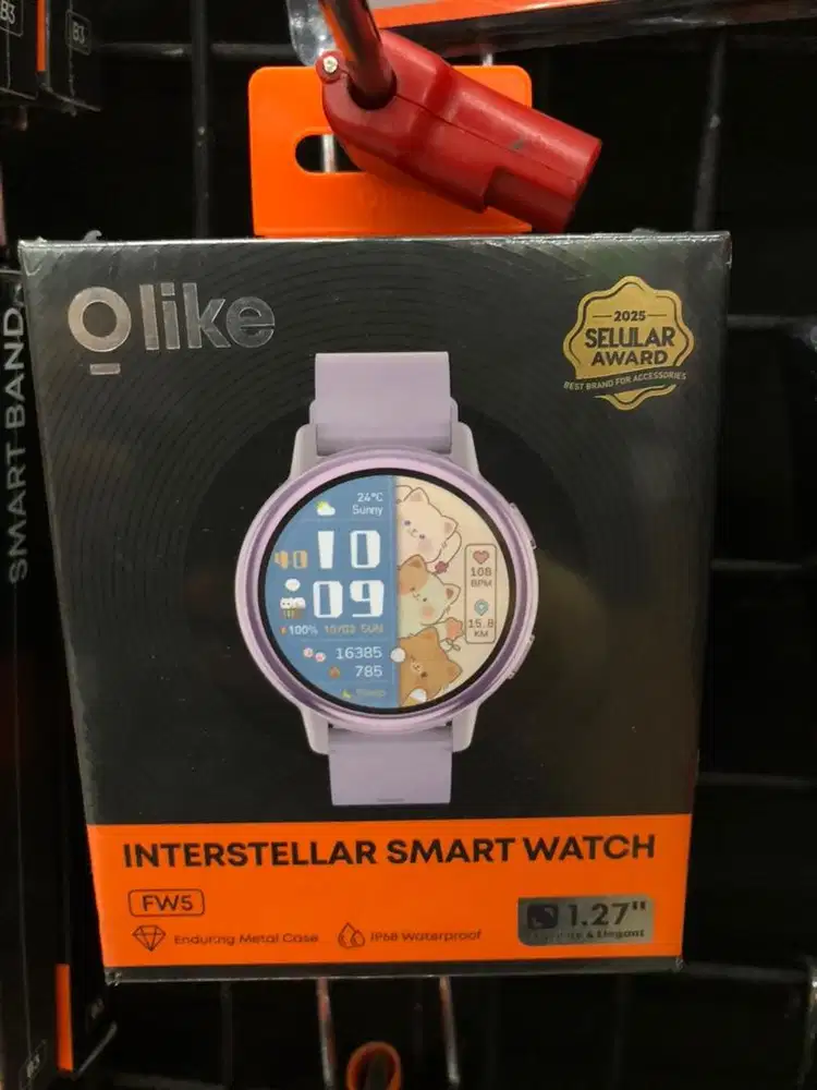 Sale smartwatch olike fw5 purple