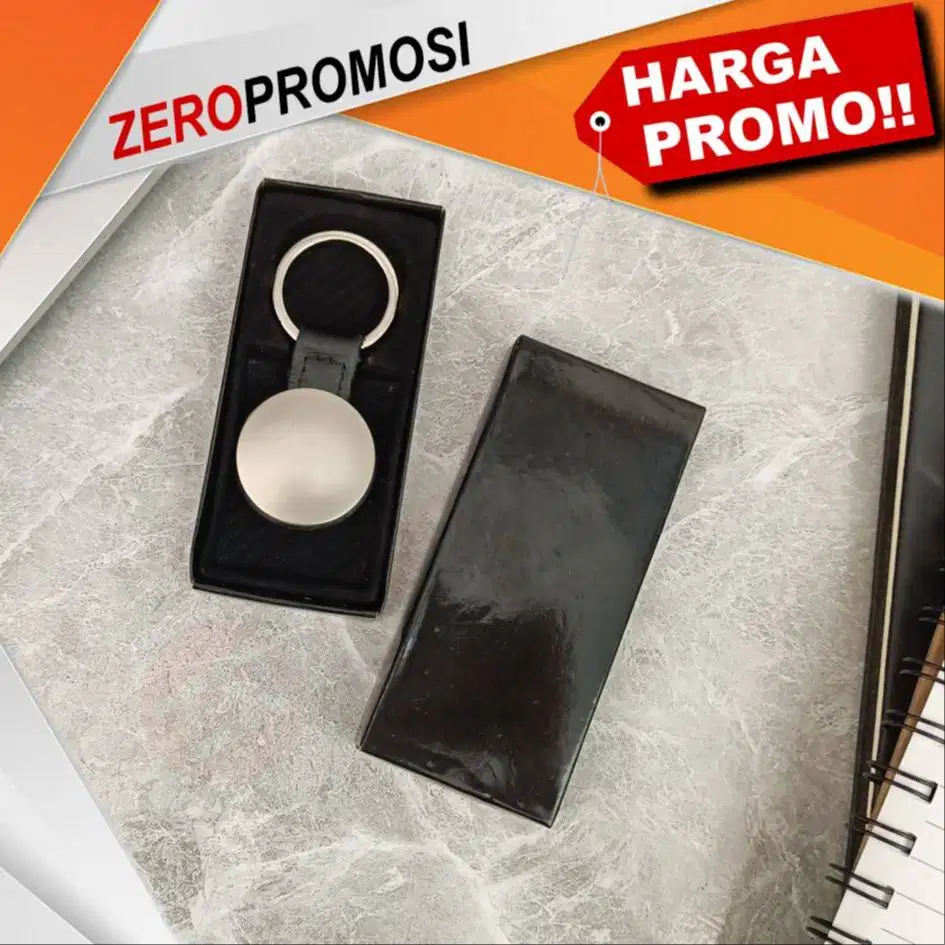 Gantungan Kunci Metal Custom Logo GK-009 Premium