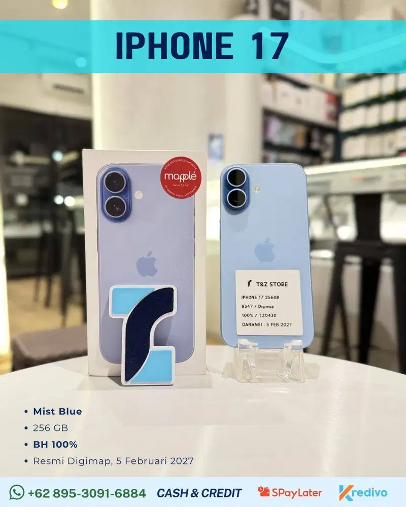 IPHONE 17 256GB - MIST BLUE