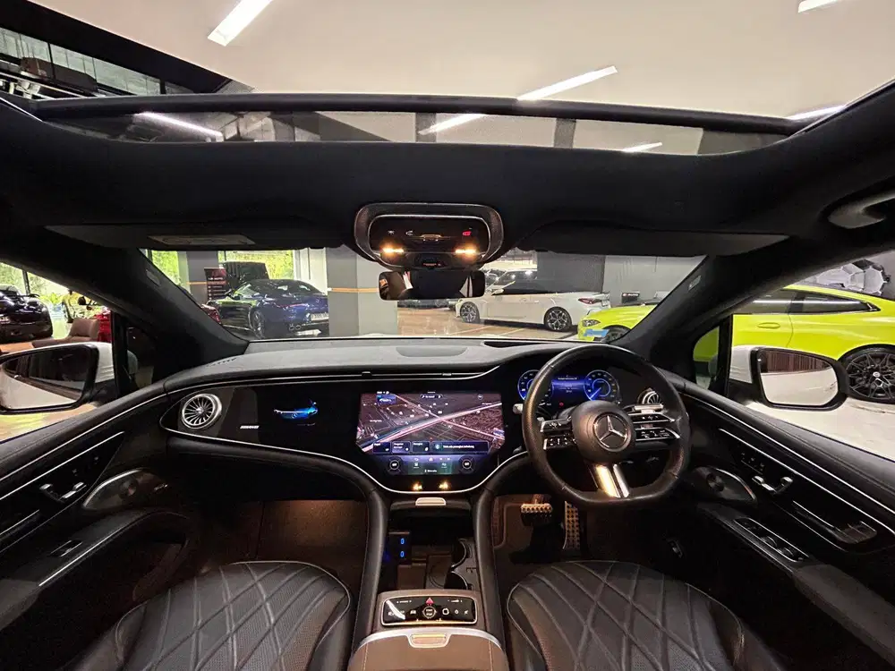 Mercedes-Benz EQS450 AMG SUV 2024 Putih B264YYY Km22rb Mercy Nik 2023