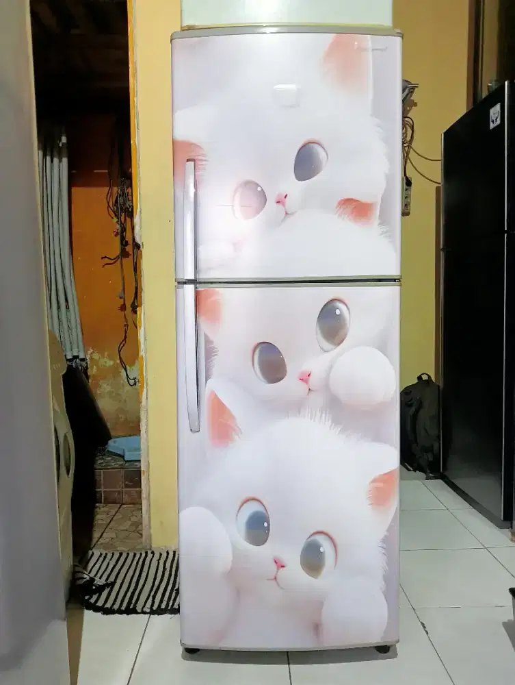 Di jual kulkas panasonic 2 pintu jumbo