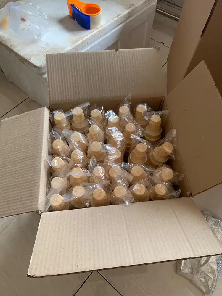 wafer cone ice cream mcD langsung pabrik