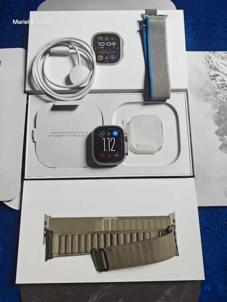 Apple Watch iWatch Ultra 2 Titanium 49mm 2024 Fullset Original Second