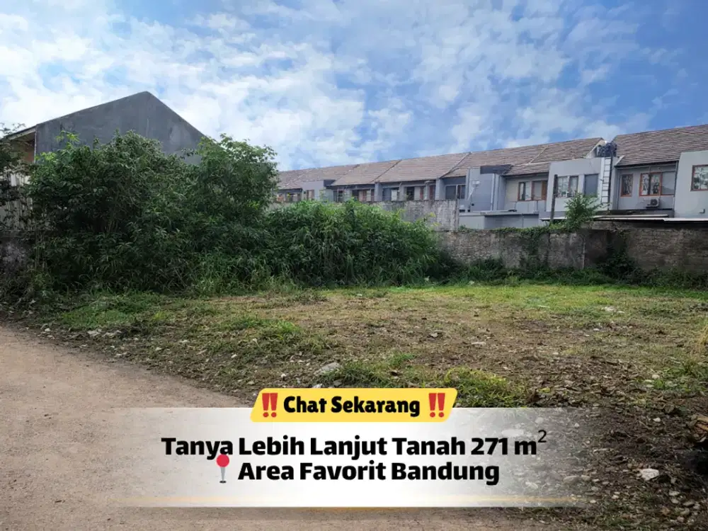 Tanah Strategis Buahbatu Dekat Fasilitas