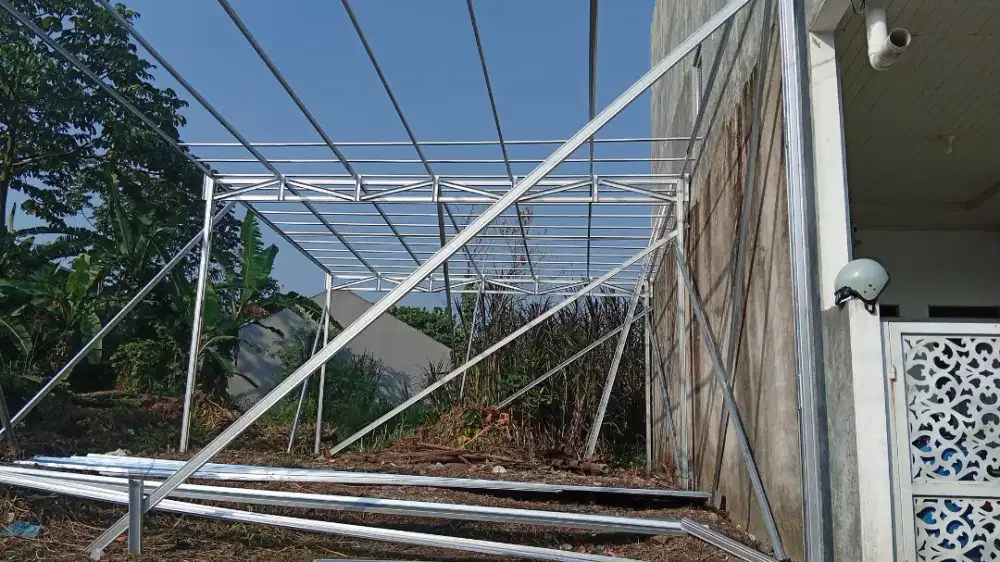 Pemasangan baja atap baja ringan