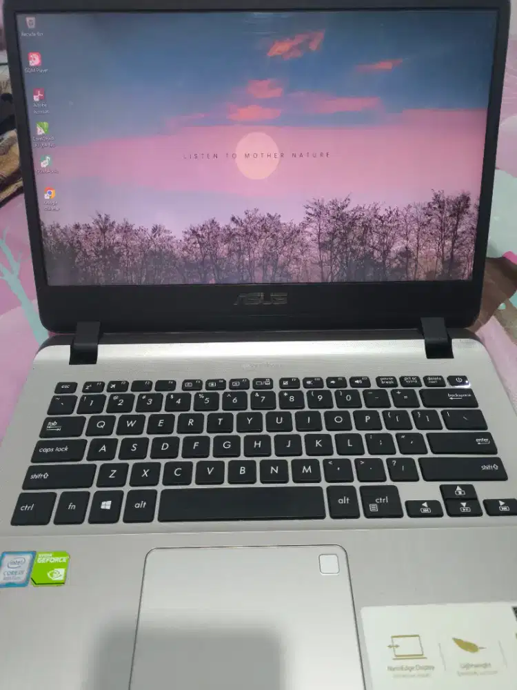 DIJUAL LAPTOP ASUS A407UF INTEL CORE I5 RAM 4GB SSD 256GB