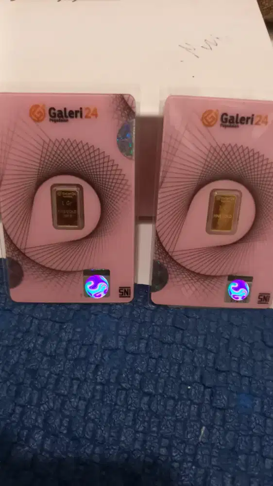 Logam Mulia Galeri 24 1 gram, 2 keping
