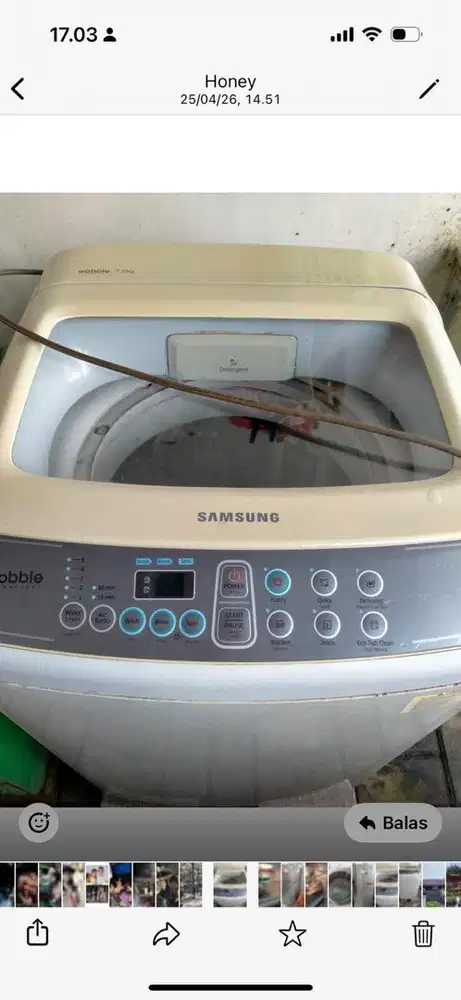 Mesin cuci samsung bekas