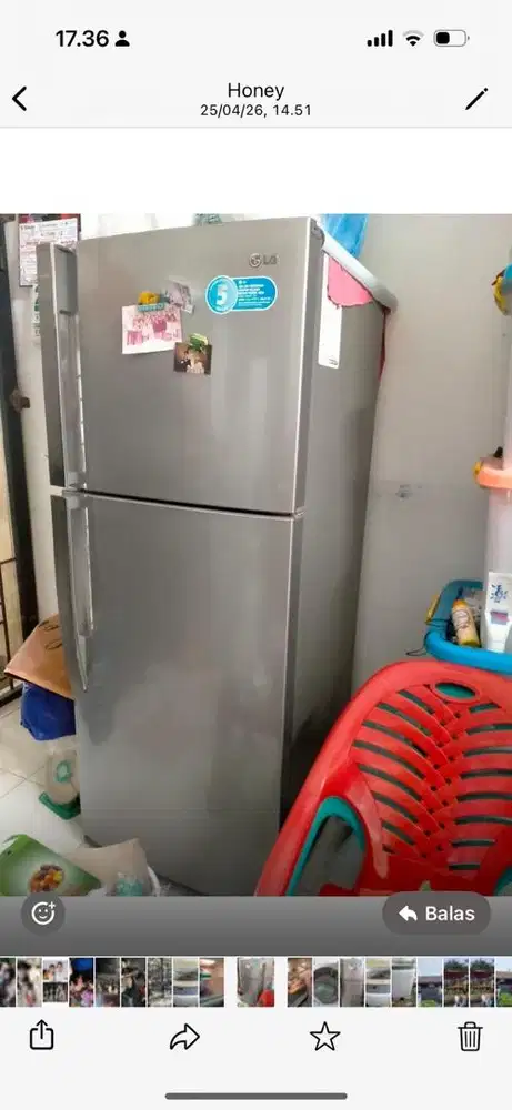 Kulkas LG bekas