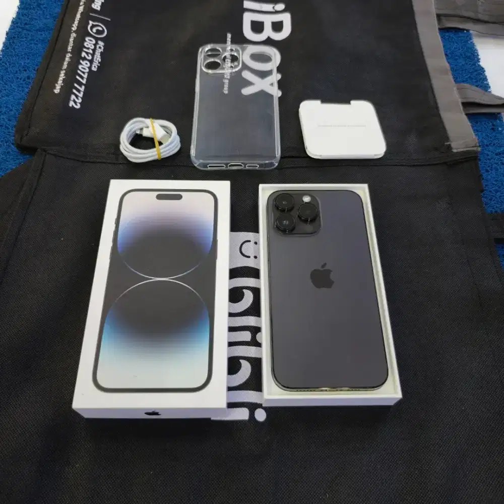 Iphone 14 Pro Max 512GB 99% Like new BH 89% Asli bawaan Ex resmi iBox