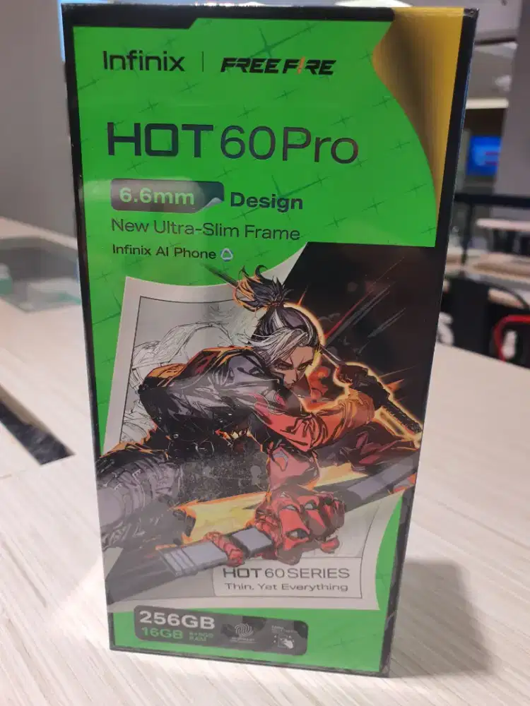 Infinix hot 60pro 8+8/256gb garansi resmi 1 tahun