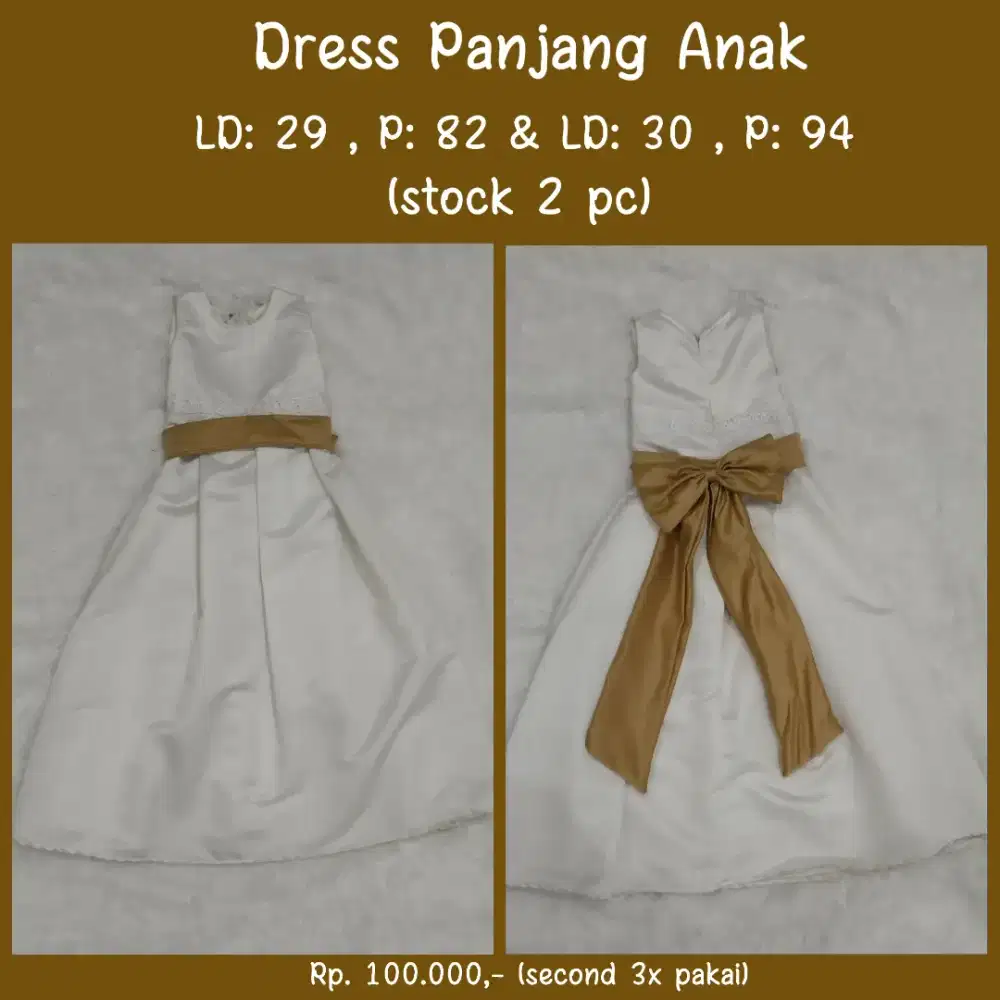 Baju pesta anak perempuan