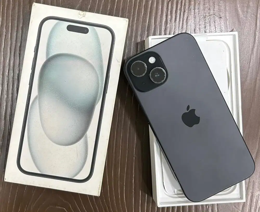 Iphone 15 128gb black ibox normal fullset