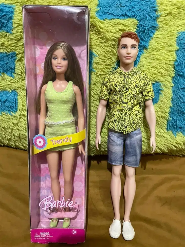 Boneka Barbie dan Ken ORI Mattel ( 1 set )