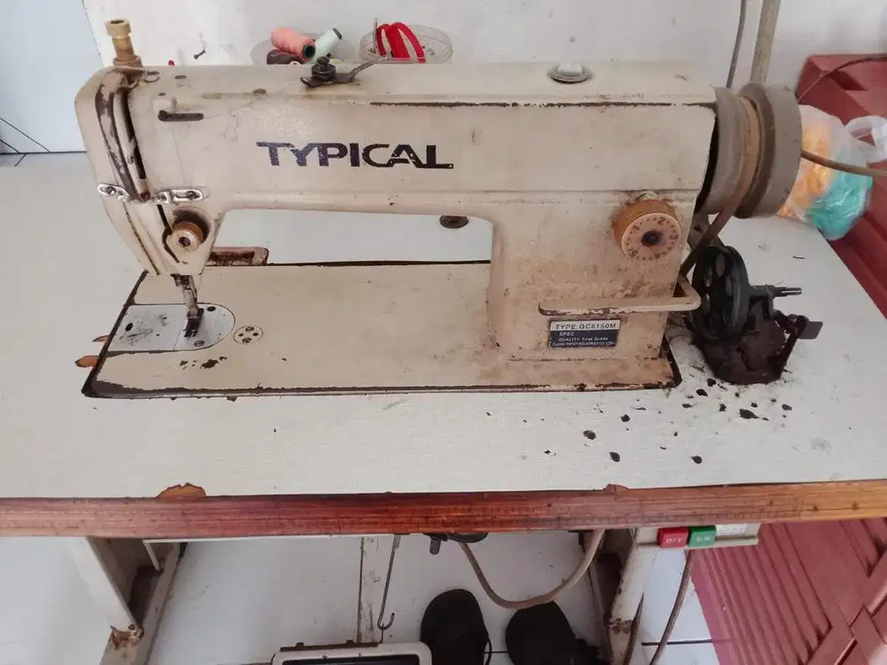 Mesin Jahit Industri Typical GC6150M Preloved + Meja&Dinamo siap pakai