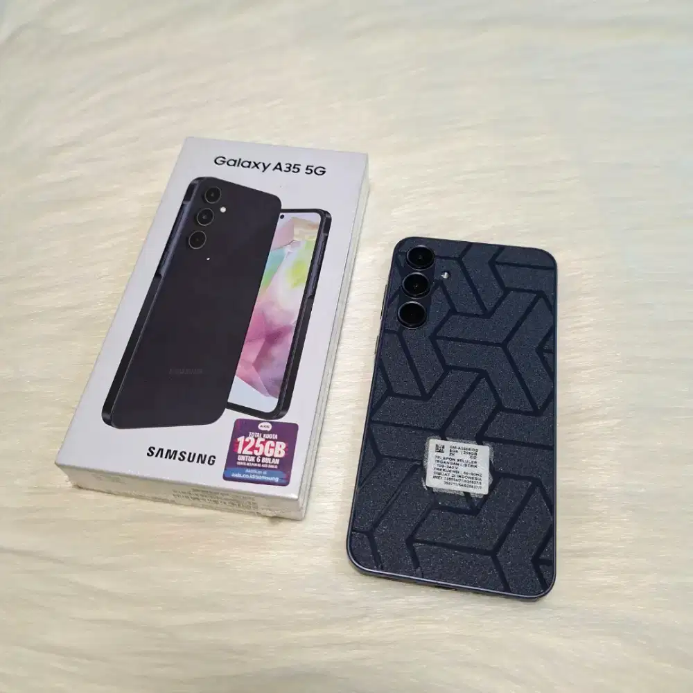 Samsung A35 5G 8/256 Gb Murah Mulus Fullset ada Minus Resmi SEIN