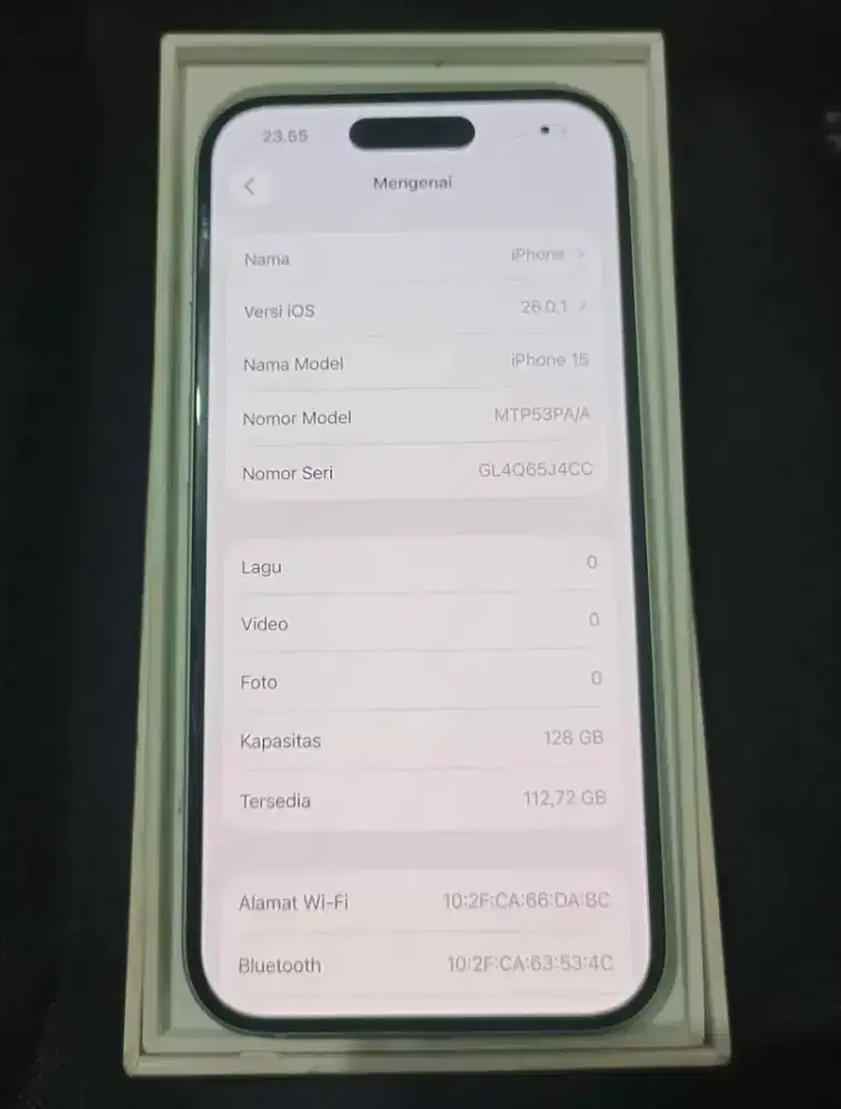 Iphone 15 128 ibox fullset