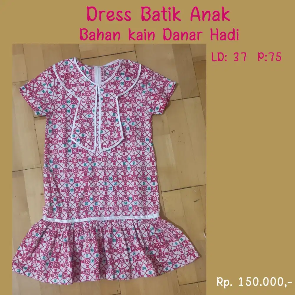 Dress batik anak / remaja
