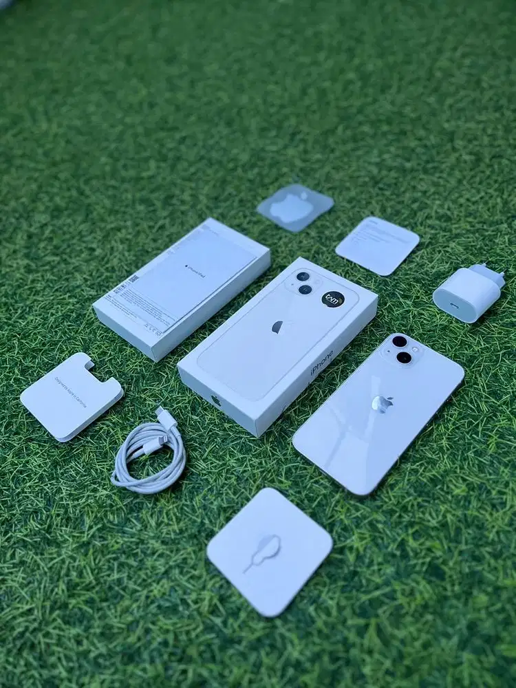 Iphone 13 128gb putih second ex ibox