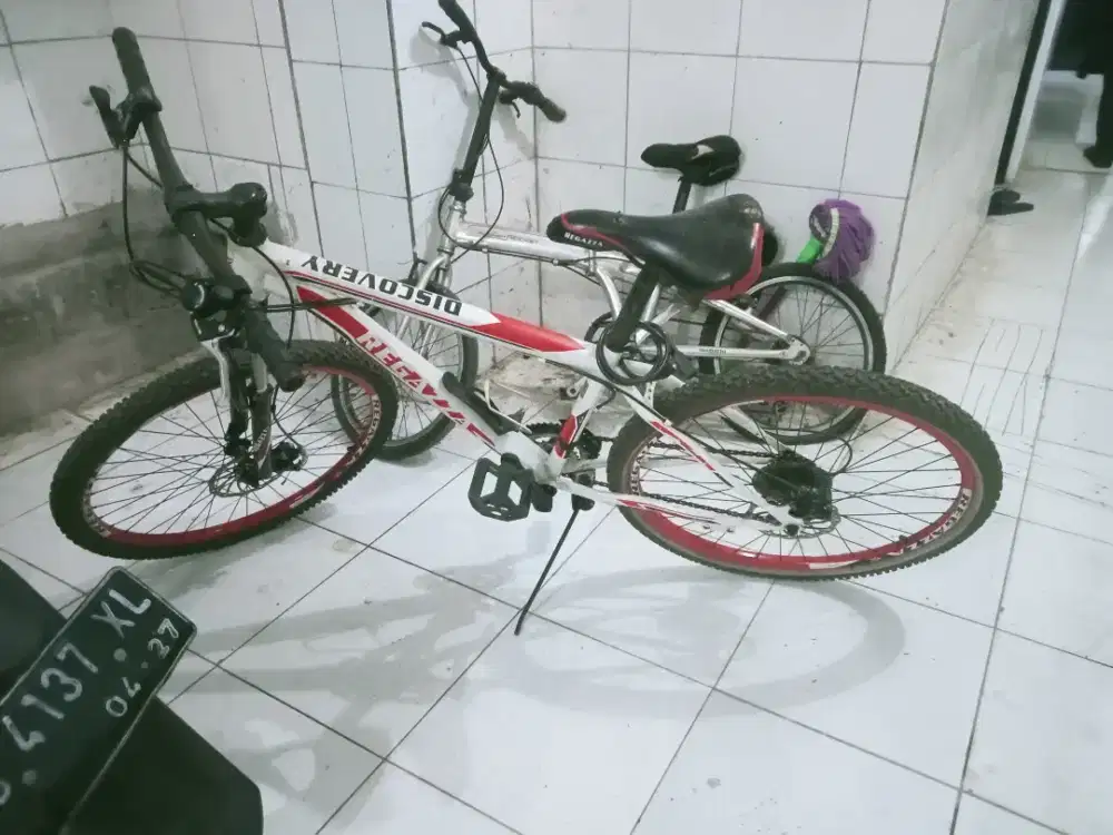 Sepeda gunung kondisi normal