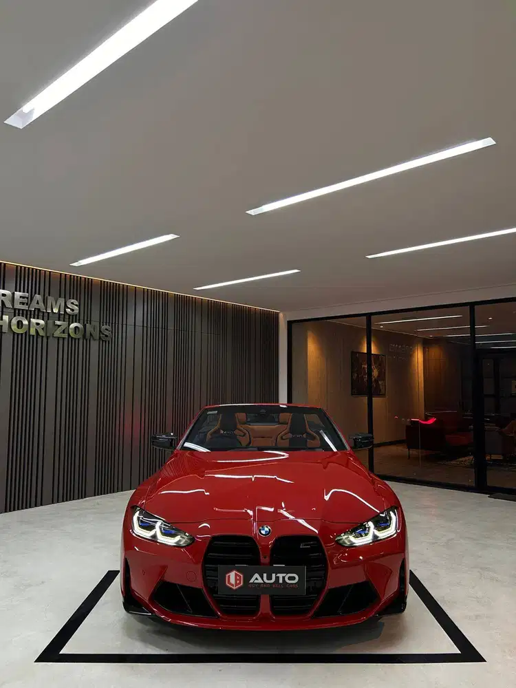 BMW M4 Competition Convertible 2023 Merah Km2rb M4C B4MCC Cabriolet
