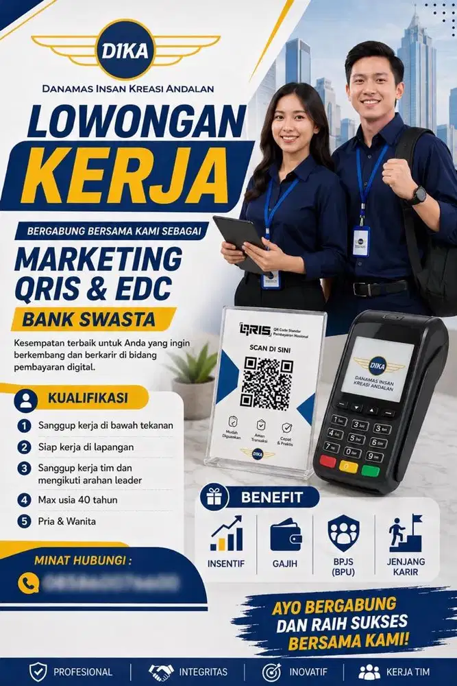 Marketing Qris & EDC Bank Swasta Ternama