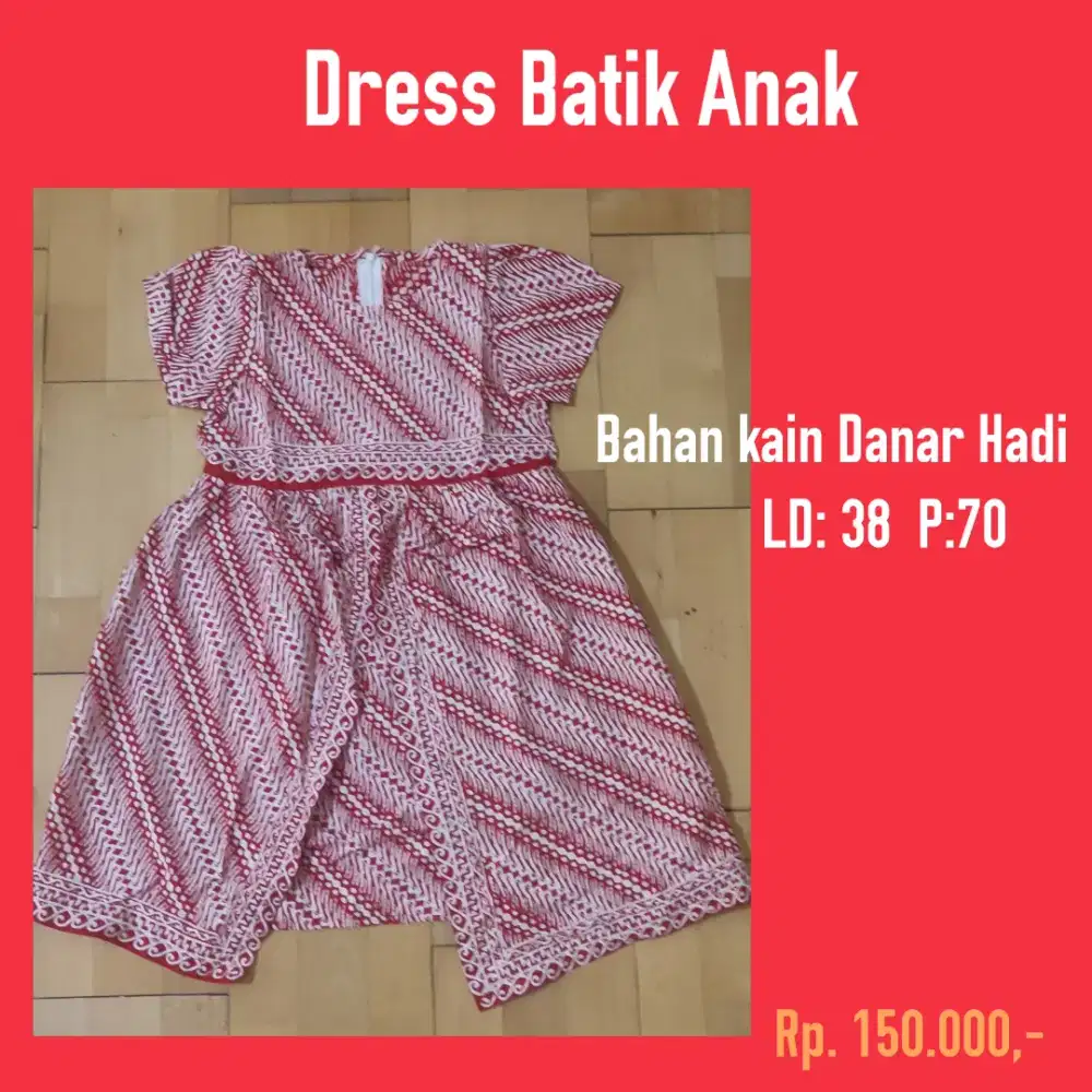 Dress batik anak
