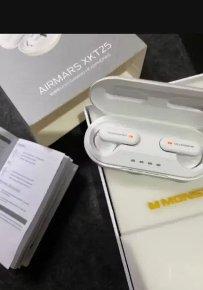 Monster XKT25 Wireless Bluetooth Earphone Earbuds Headset TWS Stereo