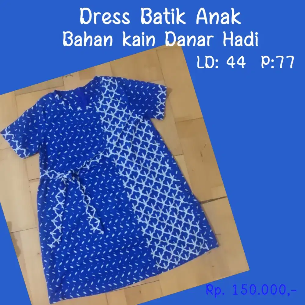 Dress batik anak