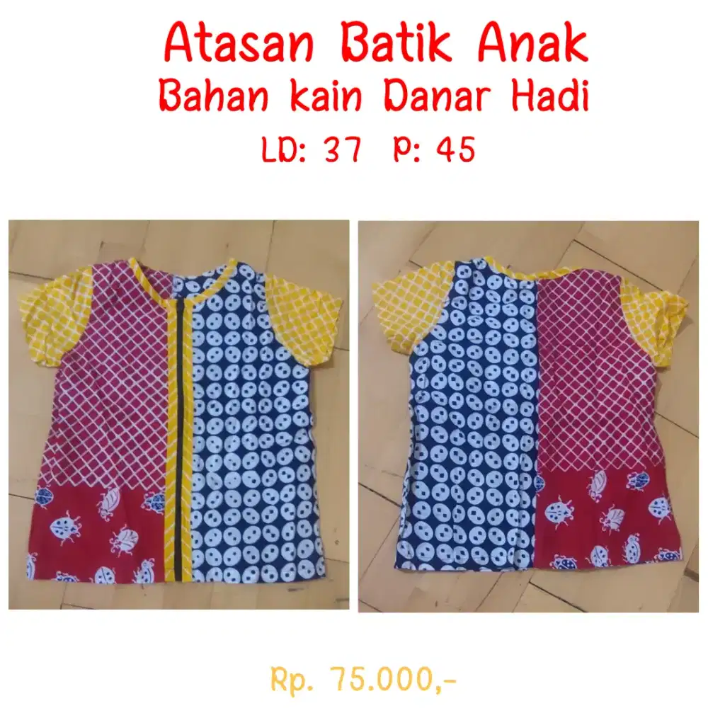 Atasan batik anak
