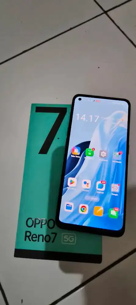 Oppo Reno 7 5G lengkap mulus