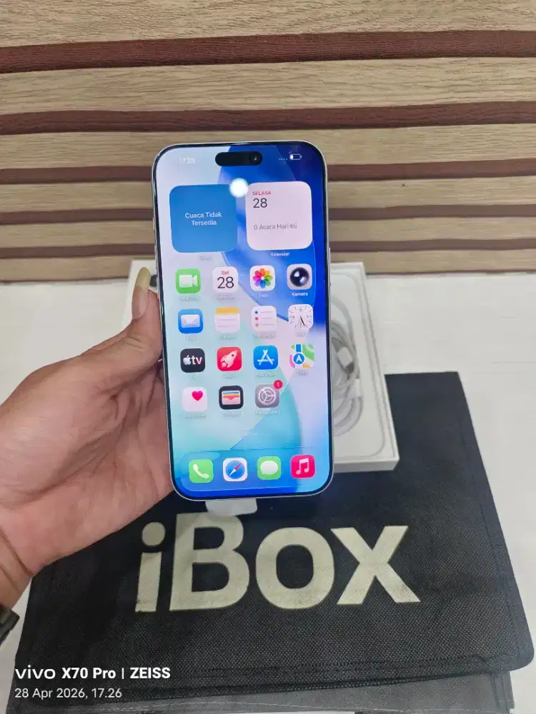 iphone 17 promax 1TB mulus like new fullset original bh100% resmi iBox