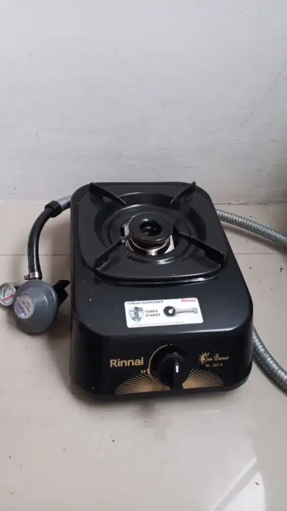 Kompor rinnai + regulator like new