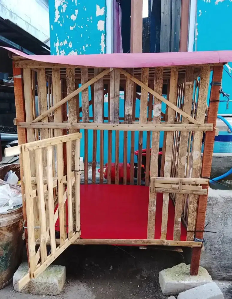 Kandang ayam bongkar pasang