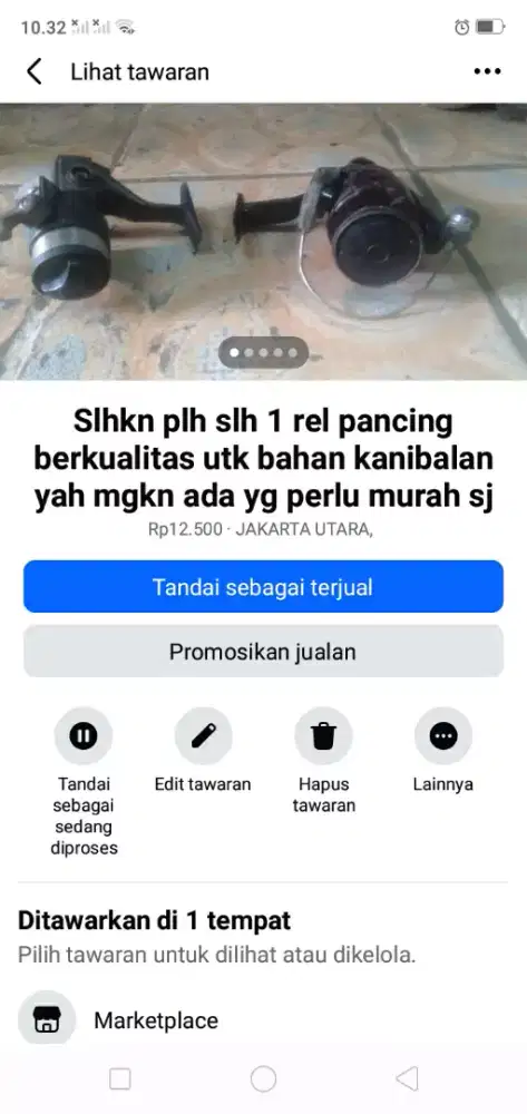 Slhkn lh slh 1 dr real pancing utk bahan kanibalan mgkn ada yg perlu