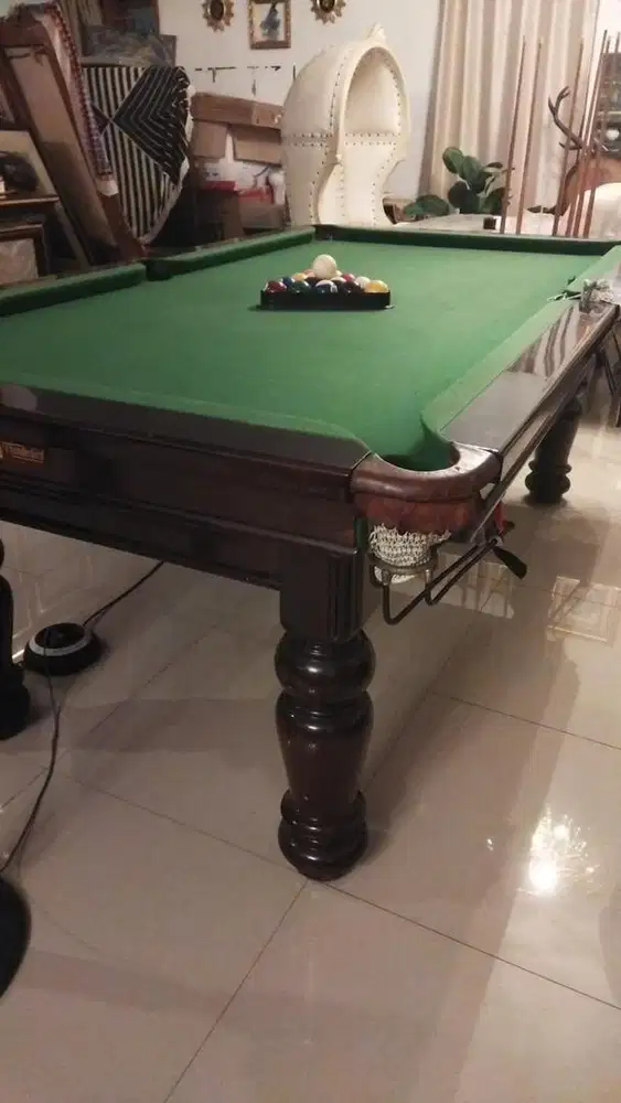 meja billiard thunderbird jual cepet