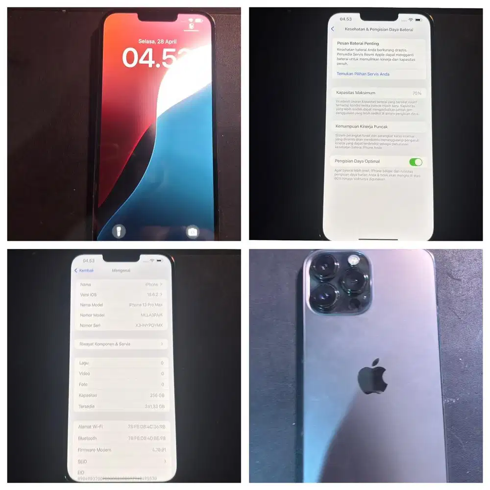 IPHONE 13 PROMAX 256 gb ibox