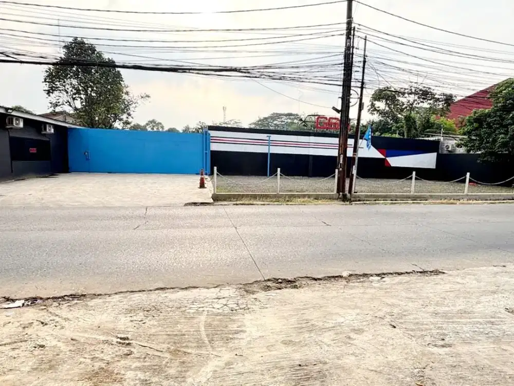 Tanah kosong di pinggir jalan raya wibawa mukti jatiluhur jatiasih kota bekasi LT.3700m