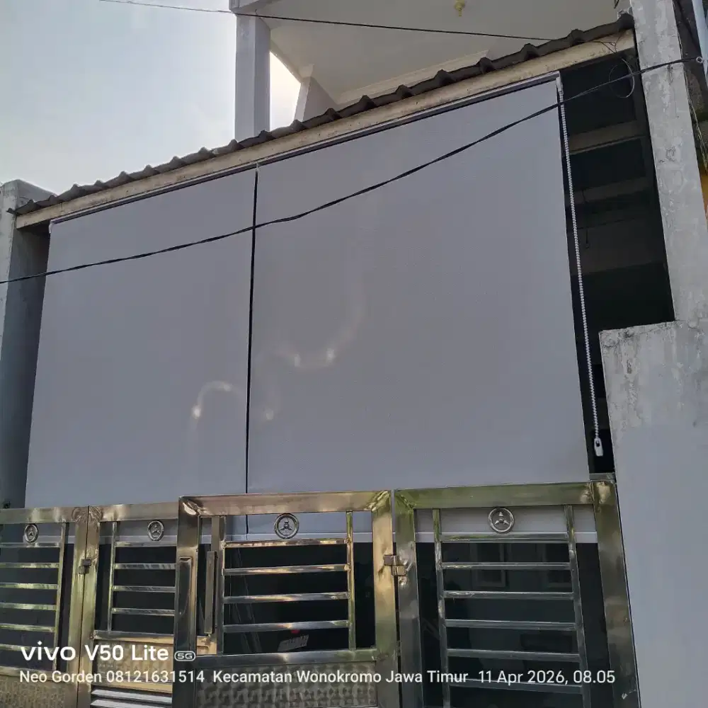 Tirai Outdoor Suntex dan tirai indoor blackout