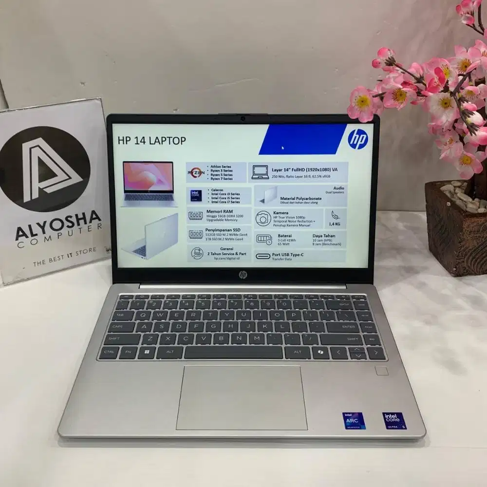 Laptop HP 14 - EP1188TU Intel Core Ultra 5 125H 16GB SSD 512GB